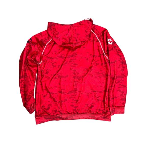 STRIKER ICE Hockey Hoody Camo Red Sz 2XL - Picture 3 of 5